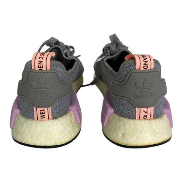 Adidas NMD R1 Running Shoes Grey Size 6 Sneakers Reflective Foam Cushion NEW - Picture 8 of 11